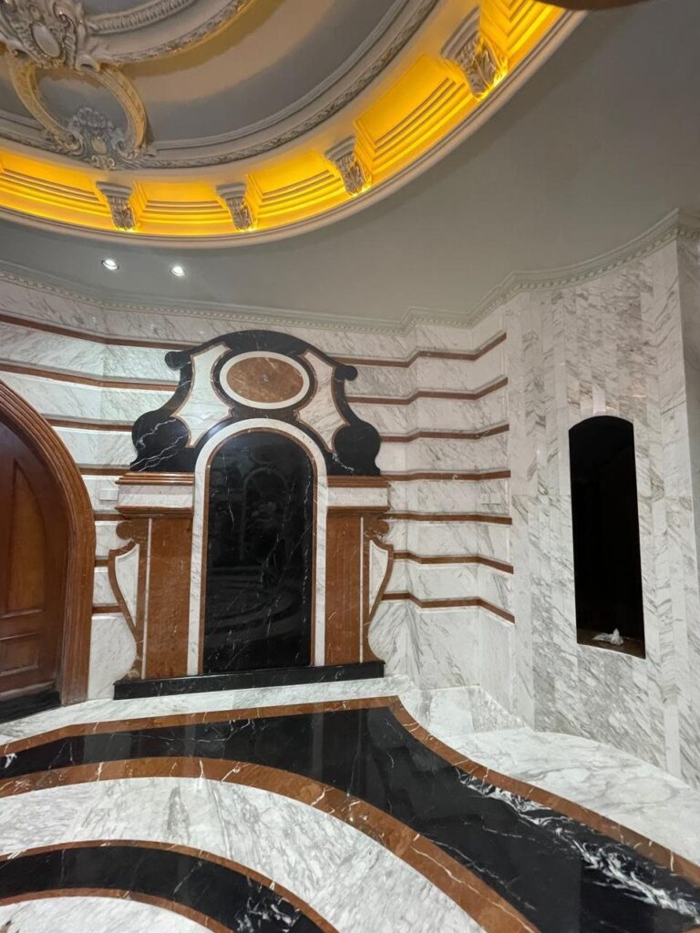 Embassy District villa, marble floors, inlays and staircases (8)