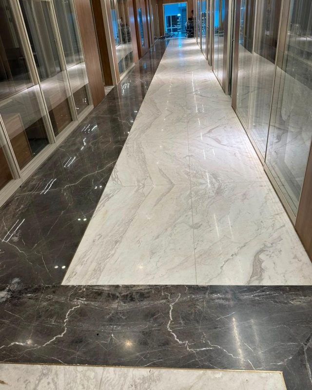 Manar Company headquarters, white marble lobby and floors (5)